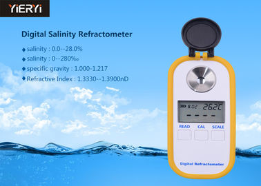 Ανθεκτικό ψηφιακό Refractometer τσεπών/Brix μετρητών Refractometer για τον έλεγχο νερού της θάλασσας ενυδρείων