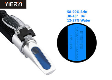 Φορητή ψηφιακή Refractometer μελιού διόρθωση 58-90% Brix θερμοκρασίας