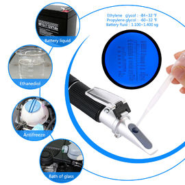 Χέρι - κρατημένο οπτικό Refractometer, Refractometer υγρού καθαρισμού μπαταριών αντιψυκτικού ATC