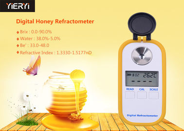 Φορητό Refractometer γλυκόλης προπυλενίου, ψηφιακό Refractometer 0-90% Brix μελιού