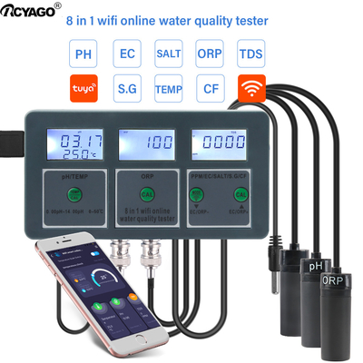 Το Tuya WiFi Smart Wireless PH Meter Data Logger με App Controlled Multi-Parameter Water Quality Analyzer για τα ενυδρεία