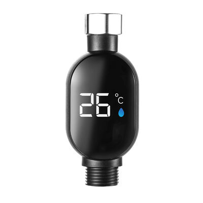 ΥΙΕΡΥΙ Έξυπνο θερμόμετρο ντους με LED ψηφιακή οθόνη και χρωματικά κωδικοποιημένες ειδοποιήσεις θερμοκρασίας για την ασφάλεια του μπάνιου Δεν απαιτείται μπαταρία