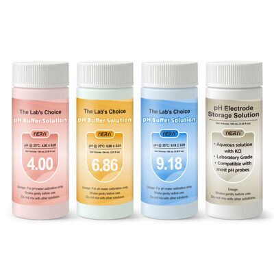 Εργαστηριακή συσκευή βαθμονόμησης μετρητή pH με αεροστεγούς σφραγισμένους χρωματικά κωδικοποιημένους κύπελλους για ακριβή δοκιμή pH