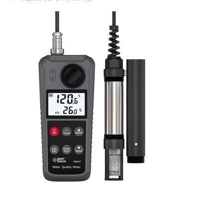 Μετρητής διαλυμένου οξυγόνου με υψηλής ακρίβειας αισθητήρα οπτικής ευρεσιτεχνίας με εξωτερικό σχεδιασμό ανιχνευτή και συμπαγές φορητό μετρητή ποιότητας νερού