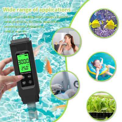 YIERYI YG-9909 Ψηφιακός 5 σε 1 Δοκιμαστής Ποιότητας Νερού Δοκιμαστής PH υψηλής ακρίβειας για αγροτικό κήπο