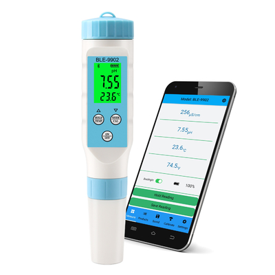 YiERYi BLE-9902 Ψηφιακό μετρητή pH 3-σε-1 με Bluetooth από την Yieryi   Ιδανικό για τη δοκιμή EC, θερμοκρασίας και pH σε πισίνες, δεξαμενές ψαριών και υδροπονικά συστήματα