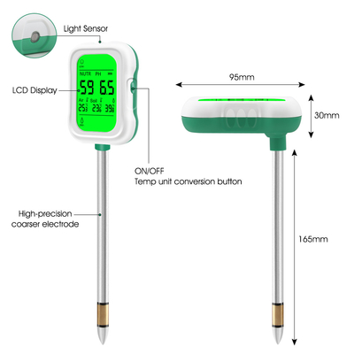 Το Yieryi 7-in-1 Soil Tester είναι ένα βασικό εργαλείο για το pH του εδάφους, την υγρασία, την ένταση του φωτός και τη θερμοκρασία, τη γονιμότητα, την υγρασία του αέρα, τη θερμοκρασία περιβάλλοντος.