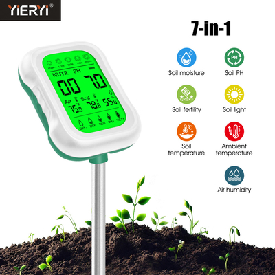 Το Yieryi 7-in-1 Soil Tester είναι ένα βασικό εργαλείο για το pH του εδάφους, την υγρασία, την ένταση του φωτός και τη θερμοκρασία, τη γονιμότητα, την υγρασία του αέρα, τη θερμοκρασία περιβάλλοντος.