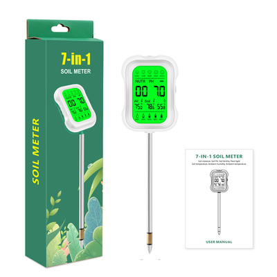 Yieryi YY-1066L 7-in-1 δοκιμαστής εδάφους ️ ακριβής μέτρηση pH, υγρασίας, γονιμότητας, θερμοκρασίας και φωτός και πολλά άλλα για κηπουρική και γεωργία