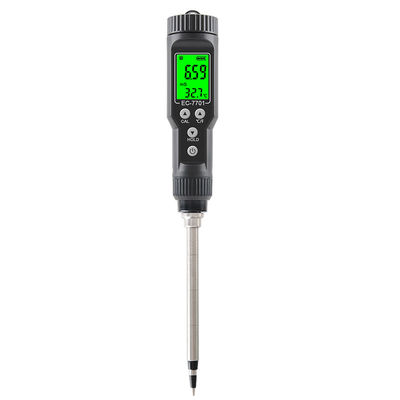 Waterproof 2 - in - 1 Soil Tester | EC (0.00 - 10.00mS/cm) & Temperature (-30℃ - 80℃) Meter for Gardening & Farming