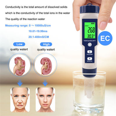 5 - σε - 1 Δοκιμαστής ποιότητας νερού - pH/TDS/EC/Salinity/Temp Meter για το σπίτι, το ενυδρείο και το εργαστήριο