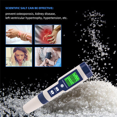 5 - σε - 1 Δοκιμαστής ποιότητας νερού - pH/TDS/EC/Salinity/Temp Meter για το σπίτι, το ενυδρείο και το εργαστήριο