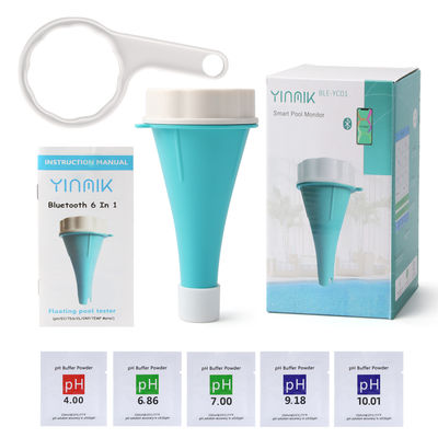Ψηφιακός αναλυτής νερού πολλαπλών παραμέτρων pH/EC/TDS/CL/ORP/Temp Meter Smart 6-in-1 δοκιμαστής ποιότητας νερού για πισίνα