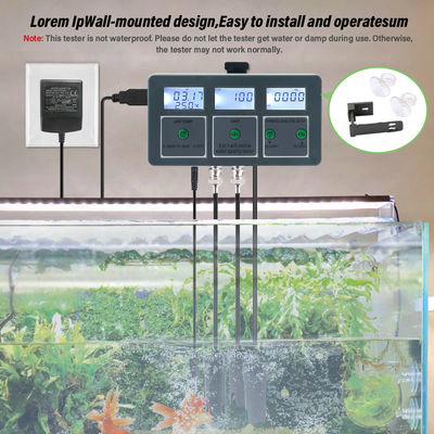 Smart Tuya WiFi 8 in 1 Digital PH Meter with Data Logger Function and DC6V Power Supply for Hydroponic and Landscaping Applications
