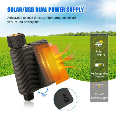 Ηλιακό σύστημα έξυπνης άρδευσης με έξυπνο έλεγχο Tuya και IP65 ανθεκτικό σε νερό ανιχνευτή υγρασίας εδάφους