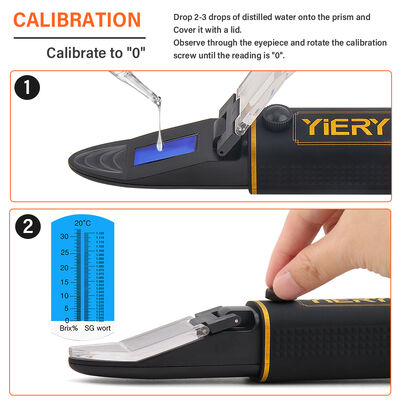 Πολυεύρος διαθλασίμετρο σακχαρόζης - Ευέλικτο εργαλείο για τη μέτρηση διαφορετικών επιπέδων σακχάρου σε διάφορες βιομηχανικές εφαρμογές