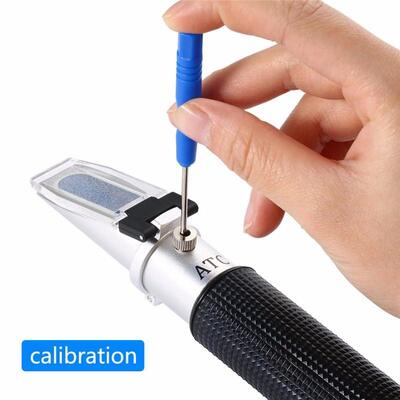 Handheld Refractometer με εύρος 0-80% Brix και ATC για ακριβή μέτρηση αλκοόλ και ζάχαρης