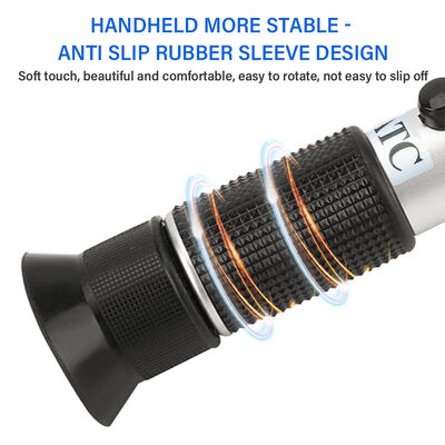 Κουρητό αναθρακτόμετρο Brix με εύρος Brix 0-40% και αυτόματη αντιστάθμιση θερμοκρασίας για δοκιμές ζαχαροκάλαμου και ζάχαρης