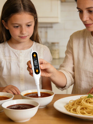 YAGO 5-in-1 High Precision Digital Salinity Meter for Kitchen Water Quality Analysis with Portable Design