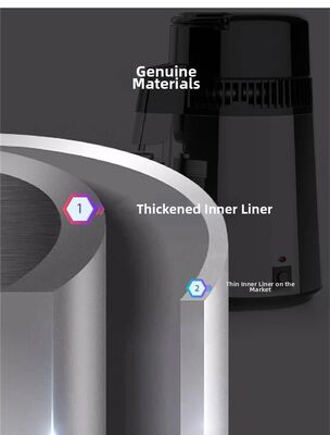 Fuyao K40107 750W 4L χωρητικότητα SUS304 Μηχανή απόσταξης νερού από ανοξείδωτο χάλυβα για οικιακή, εργαστηριακή και οδοντιατρική χρήση