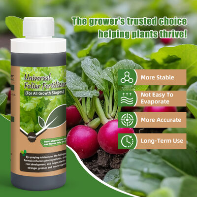 250 ml Υψηλής ακρίβειας Παγκόσμιο φυλλώδες λιπάσμα για την ενίσχυση της ανάπτυξης των φυτών και την παγκόσμια δοκιμή