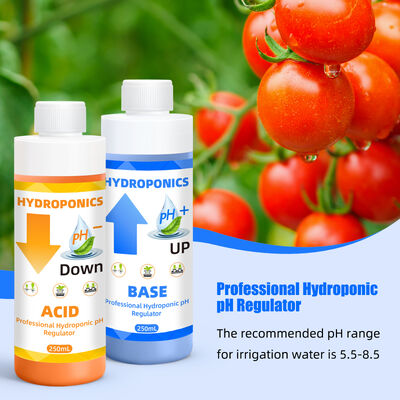 Κιτ ρύθμισης pH υδροπονίας χωρητικότητας 250ml για βέλτιστη απορρόφηση θρεπτικών συστατικών από τα φυτά και σταθερό τύπο