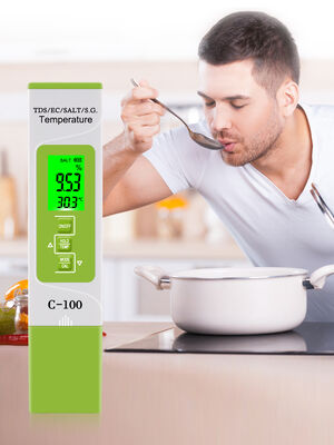 Μετρητής ποιότητας νερού 5 σε 1 με οθόνη LCD υψηλής ακρίβειας και συμπαγής σχεδίασης για πισίνα ενυδρείου