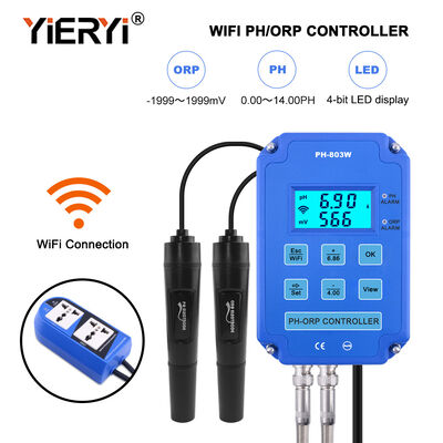 Wifi Output PH ORP Redox Controller με Αντικαταστάσιμη Κεφαλή για Διπλή Μέτρηση σε Ενυδρείο και Υδροπονία