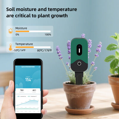 Tuya Smart Zigbee Tester Sensor Θερμοκρασία υγρασία φωτισμός Μέτρο μέτρησης Zigbee Sensor υγρασία εδάφους