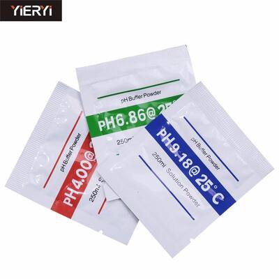 4.01 6.86 9.18 Φαθ Buffer Solution Calibration Ph Φαθ Buffer Powder σε Ph Meter