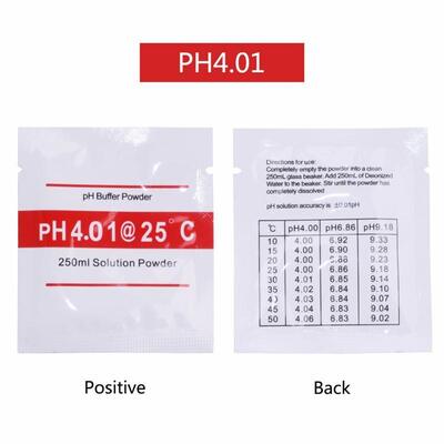 4.01 6.86 9.18 Φαθ Buffer Solution Calibration Ph Φαθ Buffer Powder σε Ph Meter