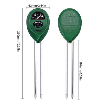 3-in-1 Soil Meter Moisture PH Light No Battery Required Dual-Probe Soil Tester For Indoor / Outdoor Plants Garden Lawn Farm