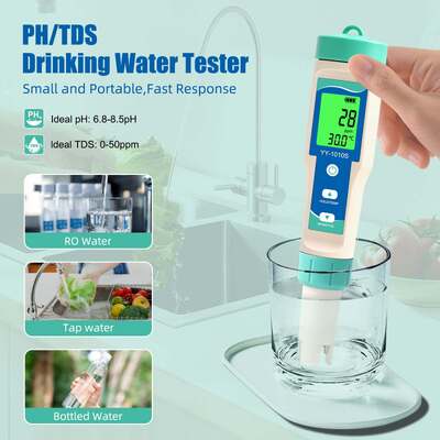 YY-1010S 10-in-1 Water Quality Test Pen PH TDS EC Salinity ORP H2 S G Temperature Chlorine Resistivity
