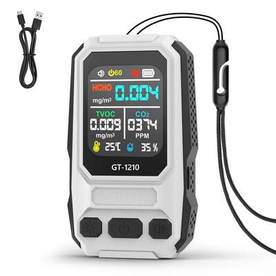 5 σε 1 ανιχνευτής αερίων ποιότητας αέρα HCHO TVOC