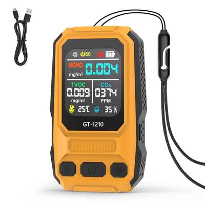 5 σε 1 ανιχνευτής αερίων ποιότητας αέρα HCHO TVOC
