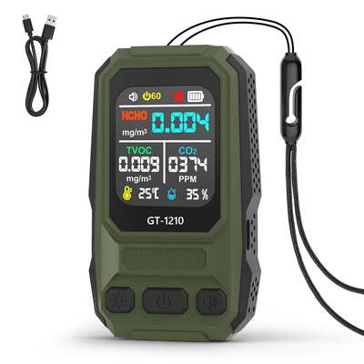 5 σε 1 ανιχνευτής αερίων ποιότητας αέρα HCHO TVOC