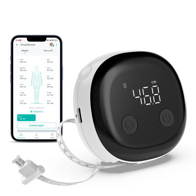Έξυπνη ταινία μέτρησης σώματος Bluetooth με ακρίβεια ±0,2%, επαναφορτιζόμενη οθόνη τύπου C & LED για ακριβείς μετρήσεις