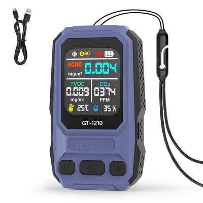5 σε 1 ανιχνευτής αερίων ποιότητας αέρα HCHO TVOC